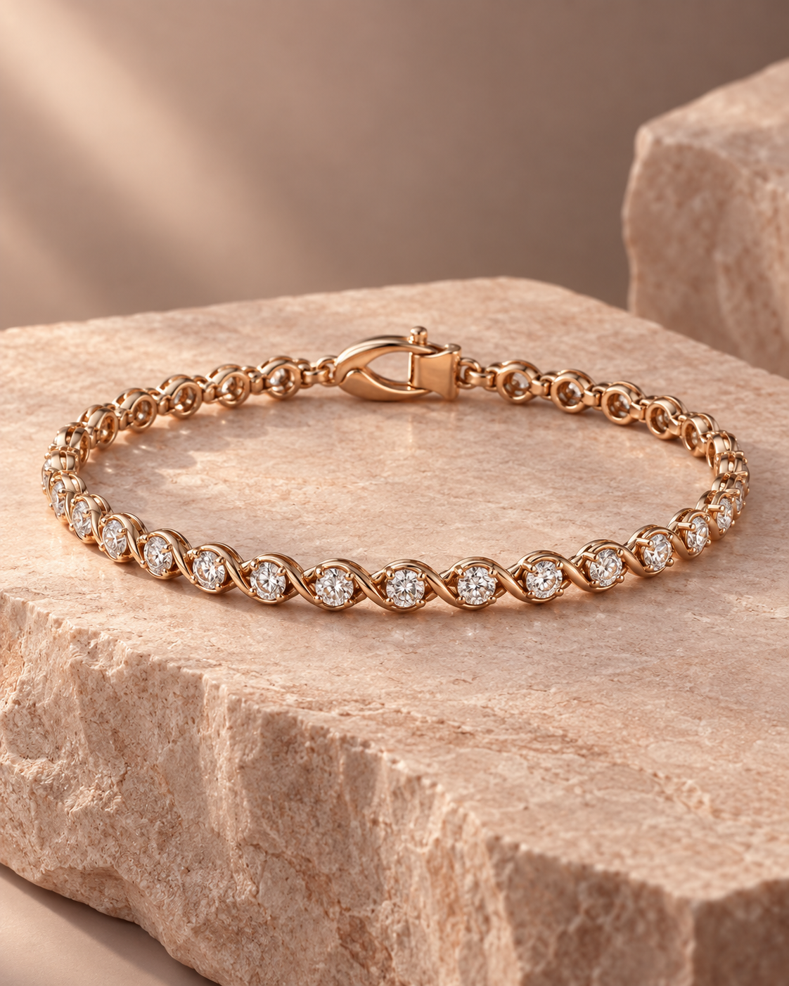 18K rose gold jewellery craftsmanship